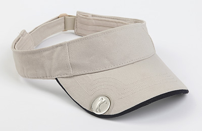 GOLF VISOR WITH MAGNET & BALL MARKER